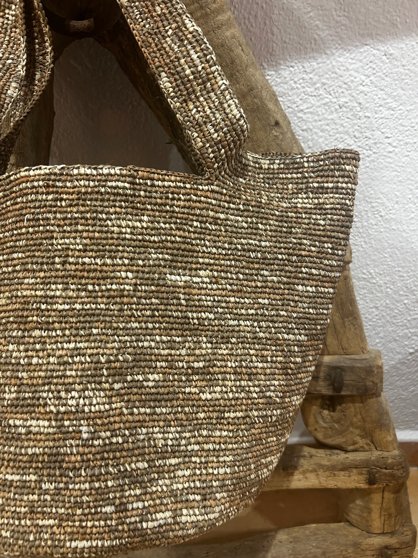 Pecas sac fourre-tout en raphia