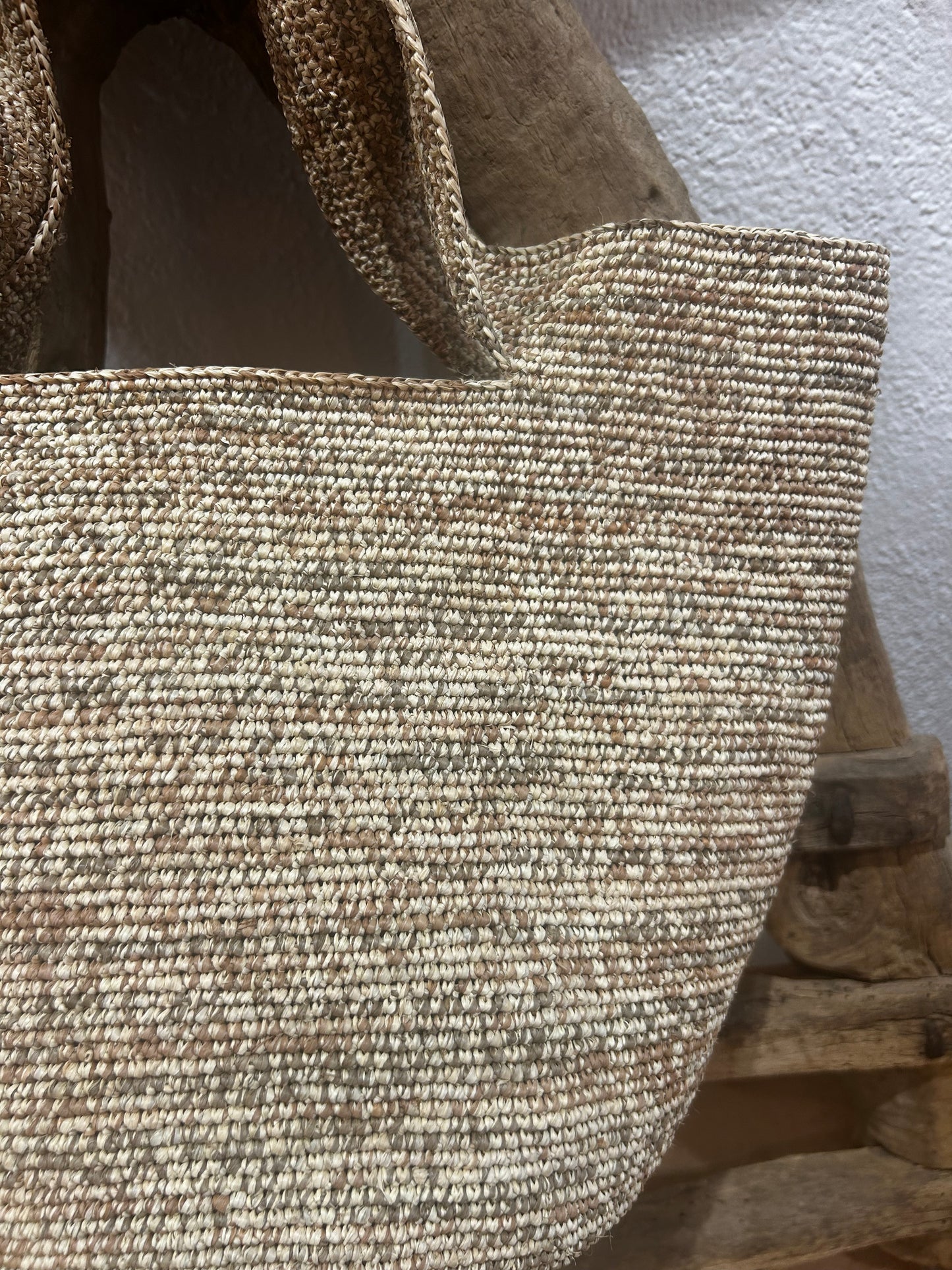 Pecas sac fourre-tout en raphia