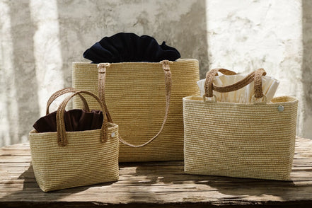 Small Antsira raffia bag