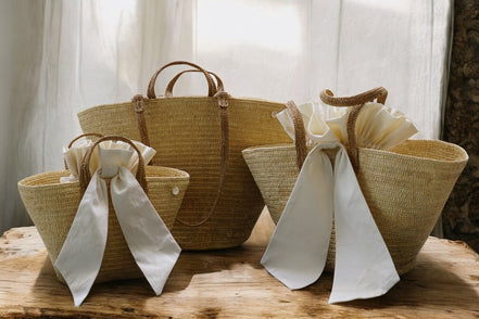 Medium Onja raffia bag