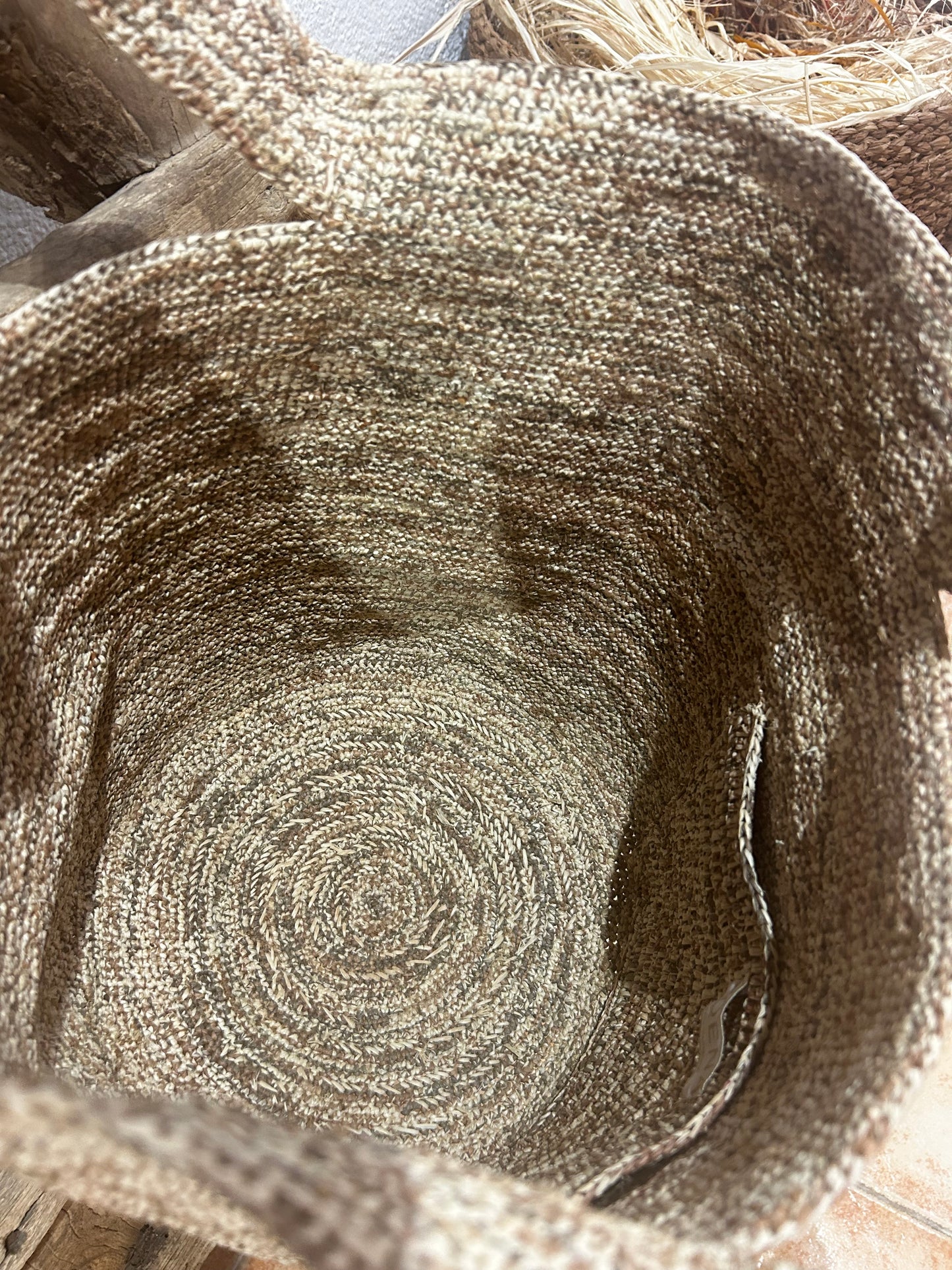 Pecas sac fourre-tout en raphia