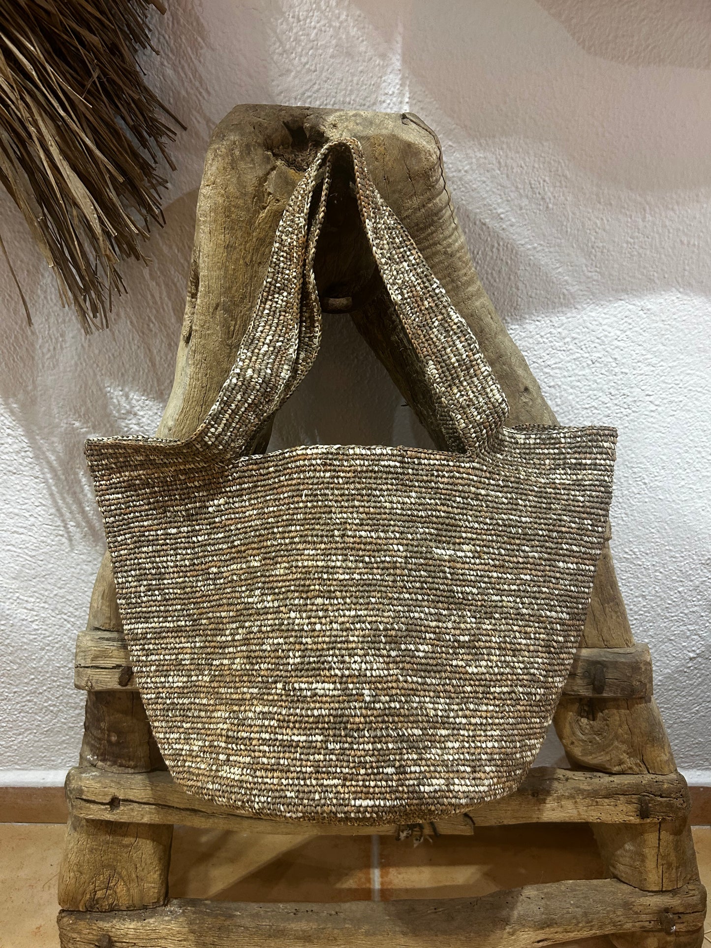 Pecas sac fourre-tout en raphia