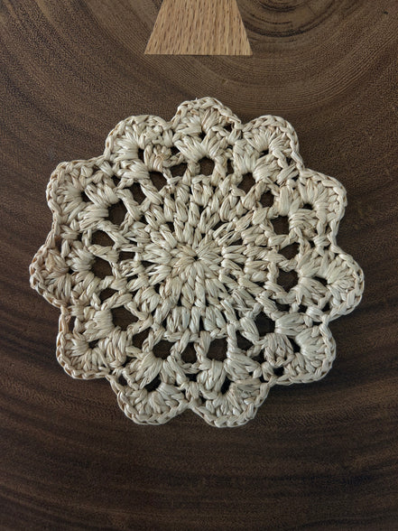 Irta posavasos de rafia