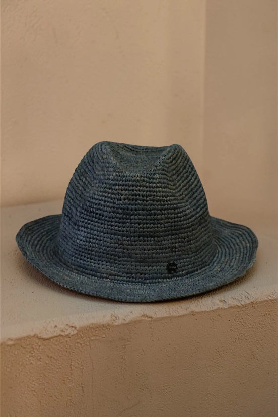 Alora raffia panama-style hat