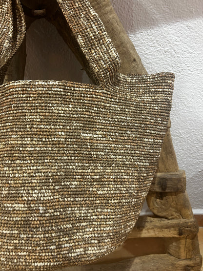 Pecas sac fourre-tout en raphia