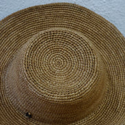 Isaro canotier en raphia