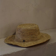 Isaro canotier en raphia
