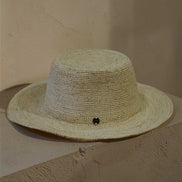 Isaro canotier en raphia