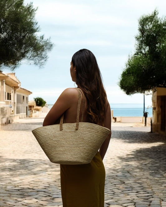 Medium Onja raffia bag