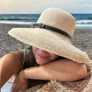 Topi chapeau en raphia