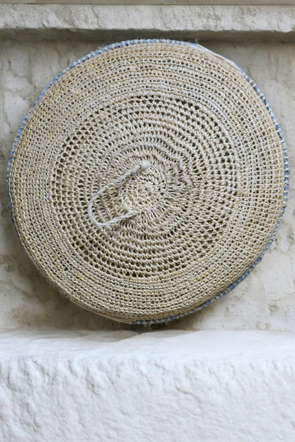 Agaete raffia pouf