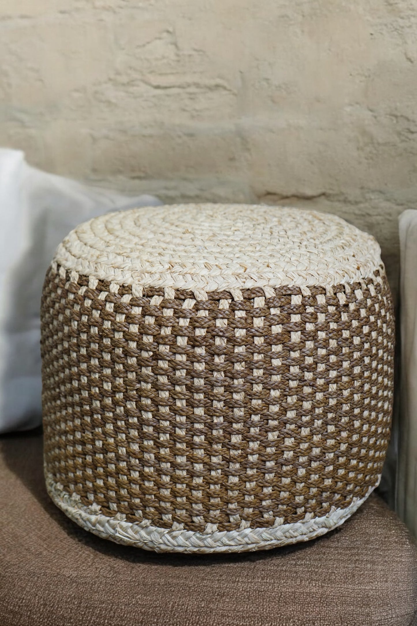 Firgas raffia pouf