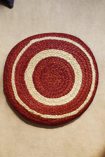 Tirajana raffia pouf