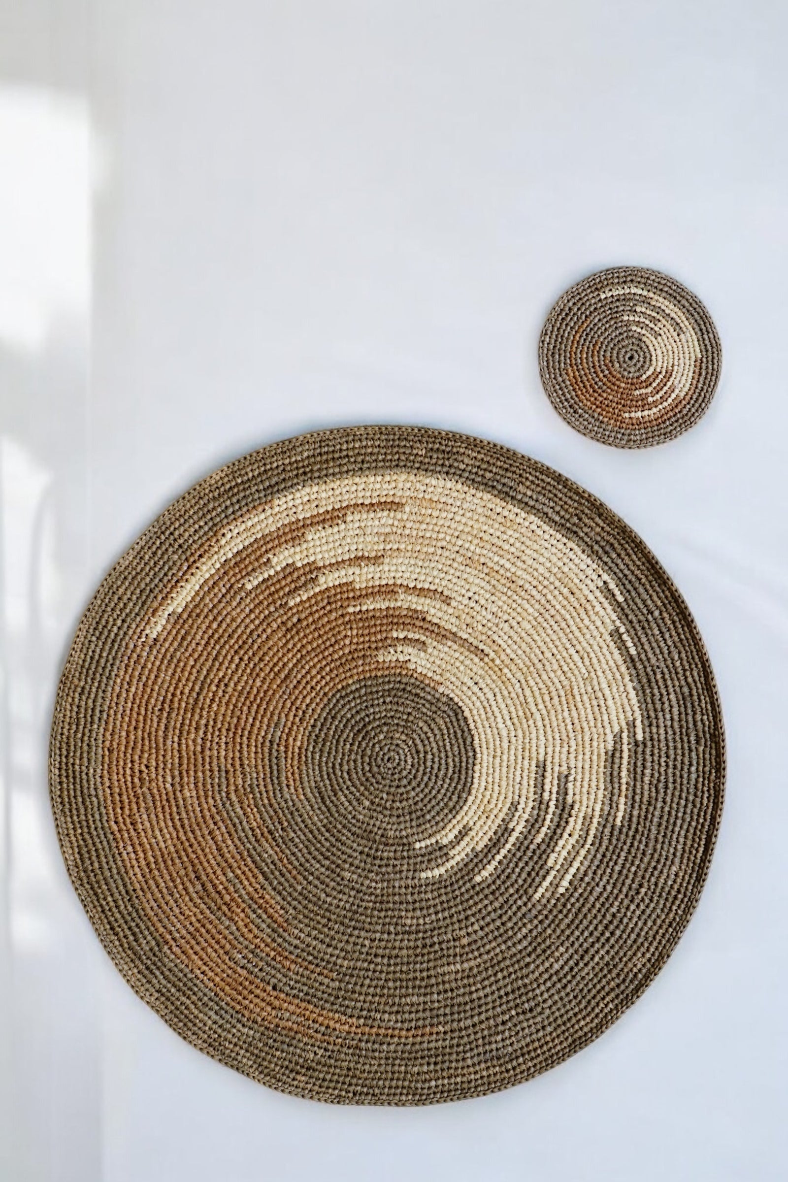 Vision raffia coaster