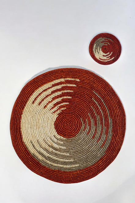 Vision raffia coaster