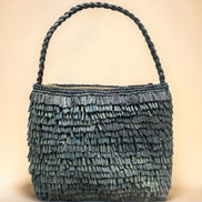 Erizo sac à main froufrous en raphia