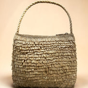 Erizo sac à main froufrous en raphia