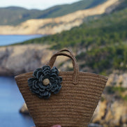Pequeño Onja bolso de rafia
