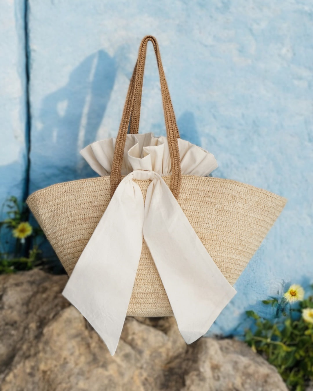Medium Onja raffia bag
