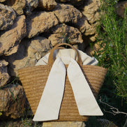 Pequeño Onja bolso de rafia