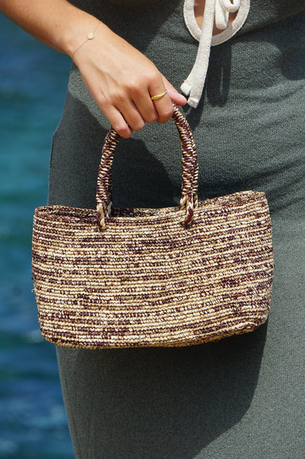 Romero raffia handbag