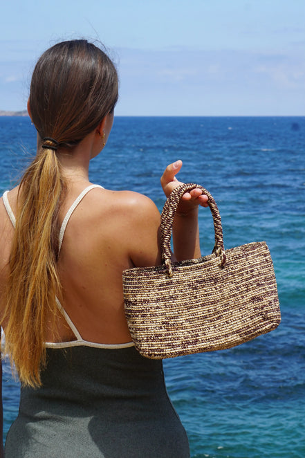 Romero raffia handbag