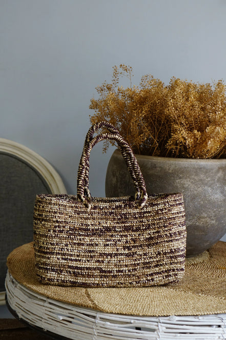 Romero raffia handbag