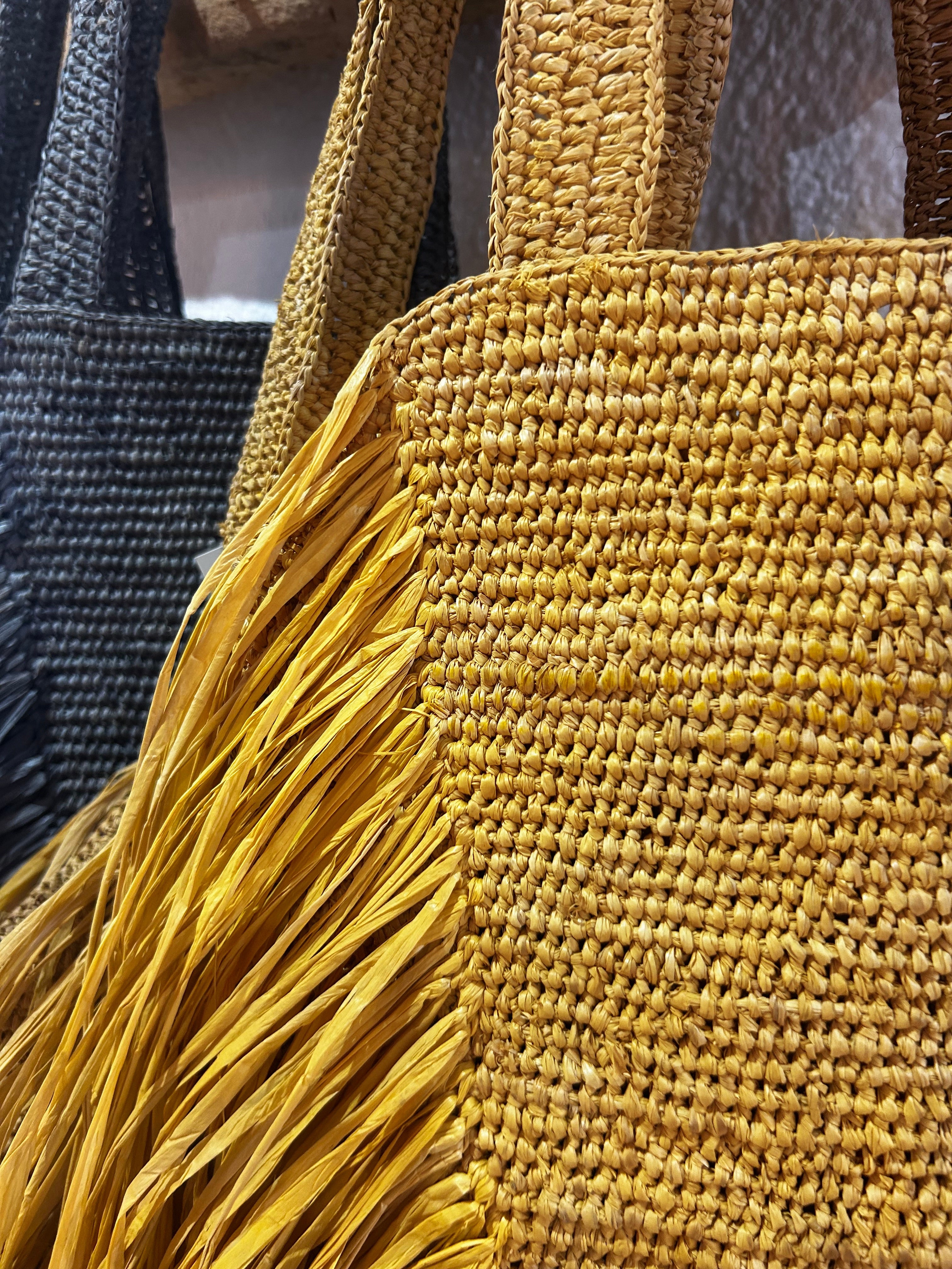 Spirit grand sac fourre-tout en raphia