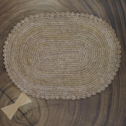 Ovalo set de table en raphia forme ovale