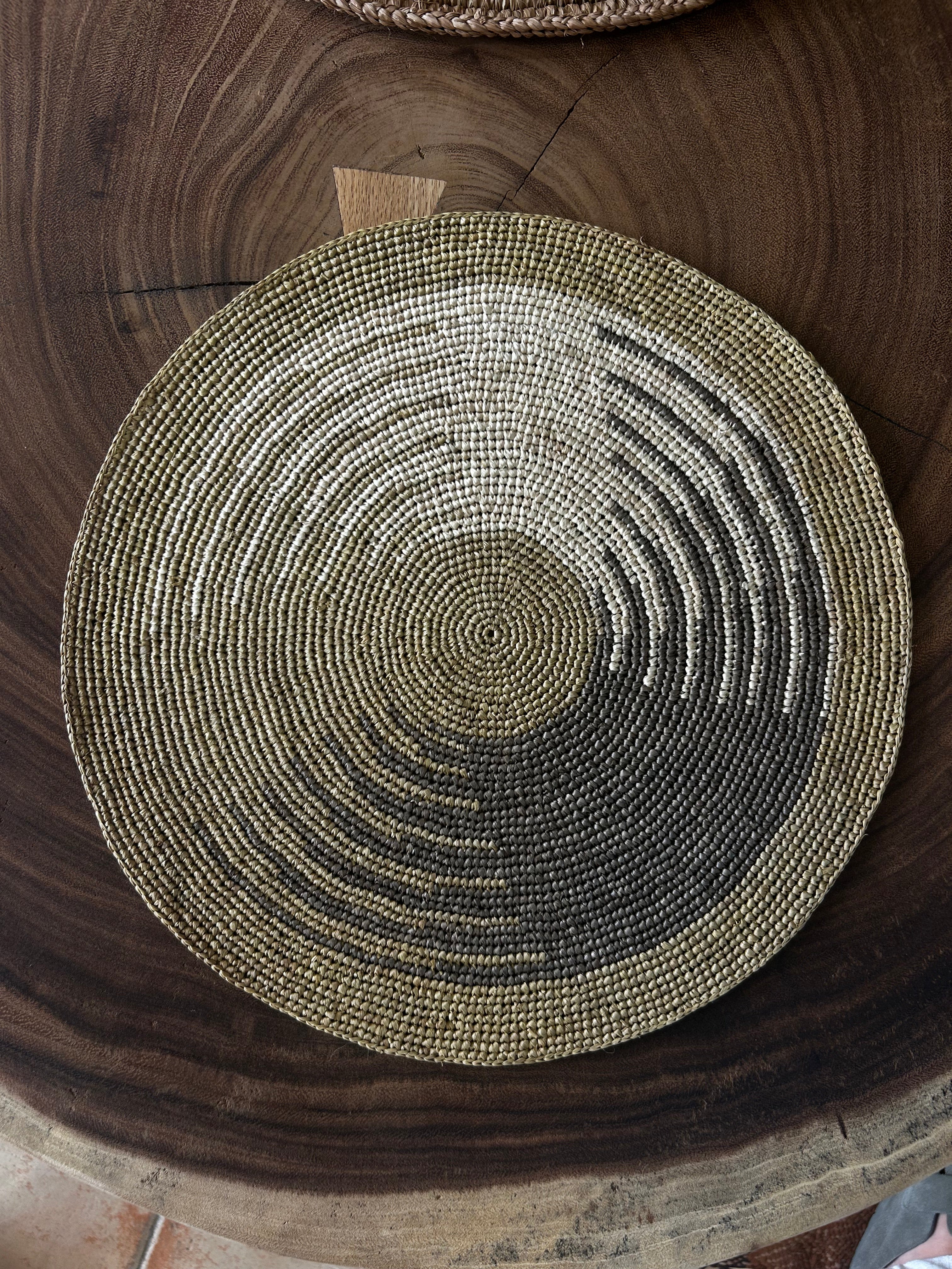 Vision set de table en raphia