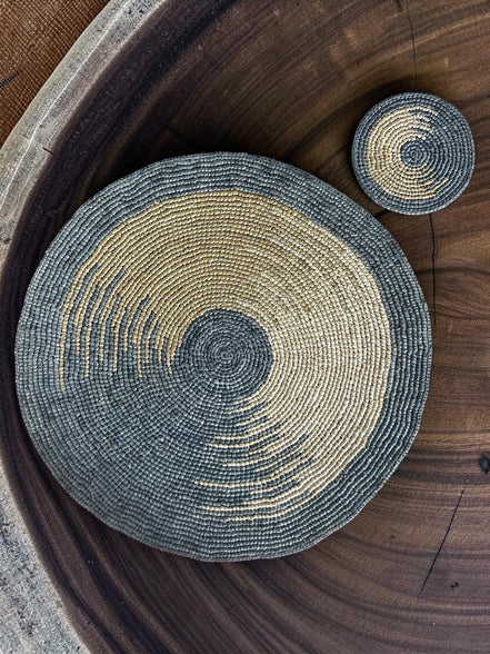 Vision raffia coaster