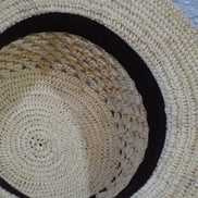 Solika chapeau large en raphia