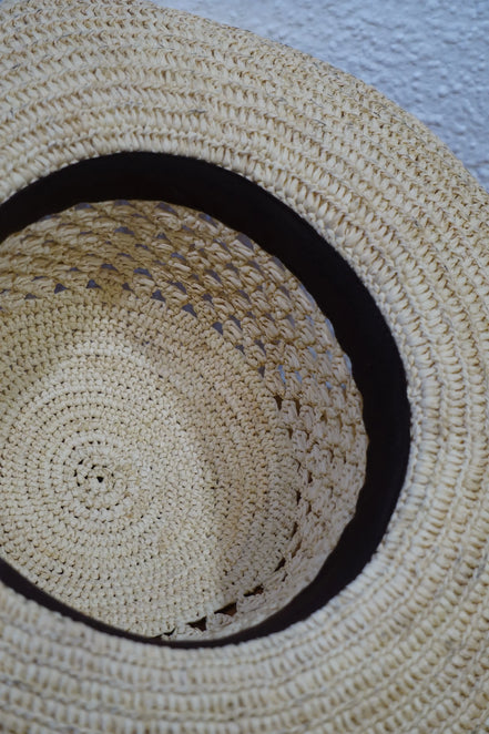 Solika chapeau large en raphia