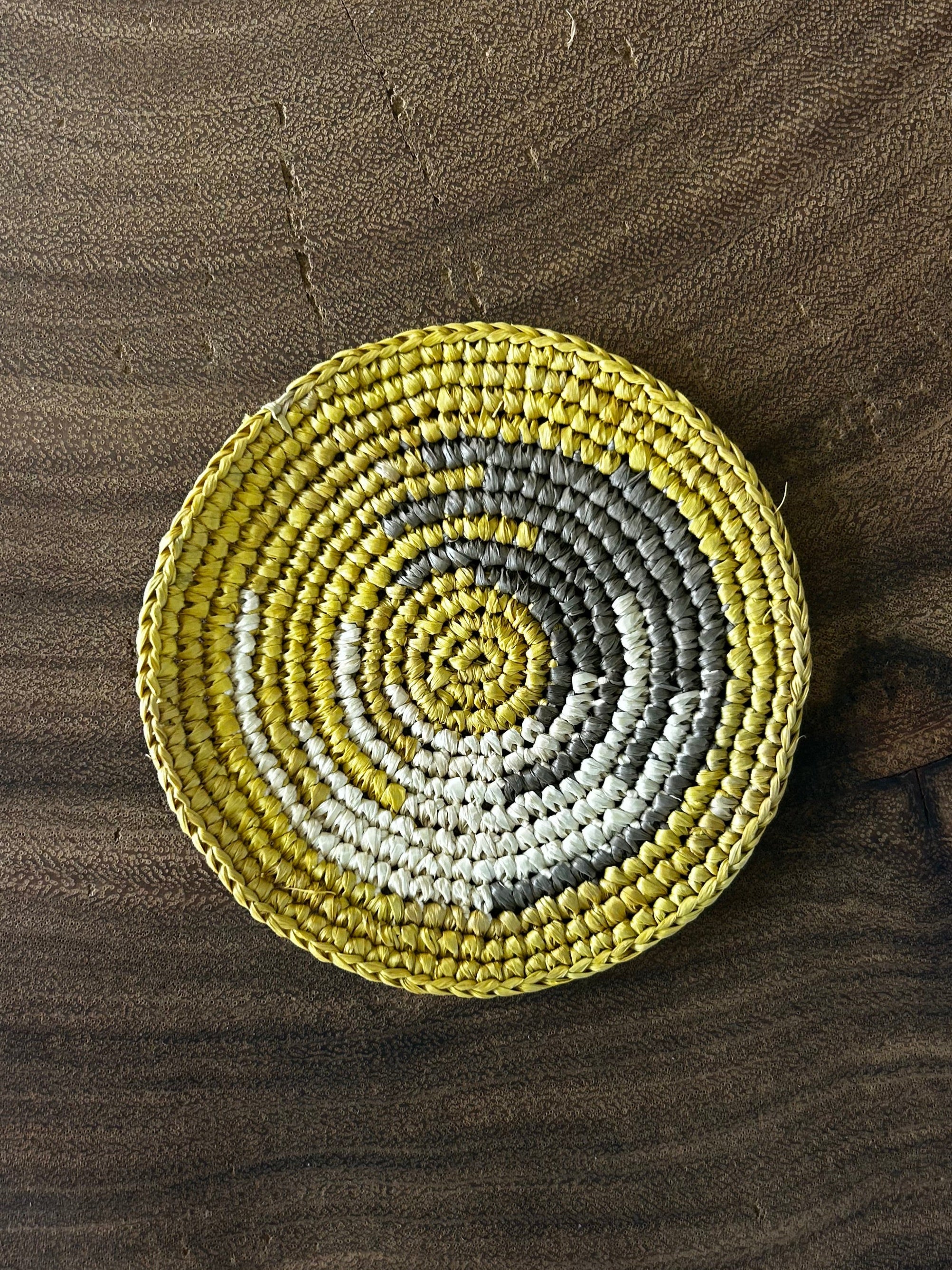 Vision raffia coaster