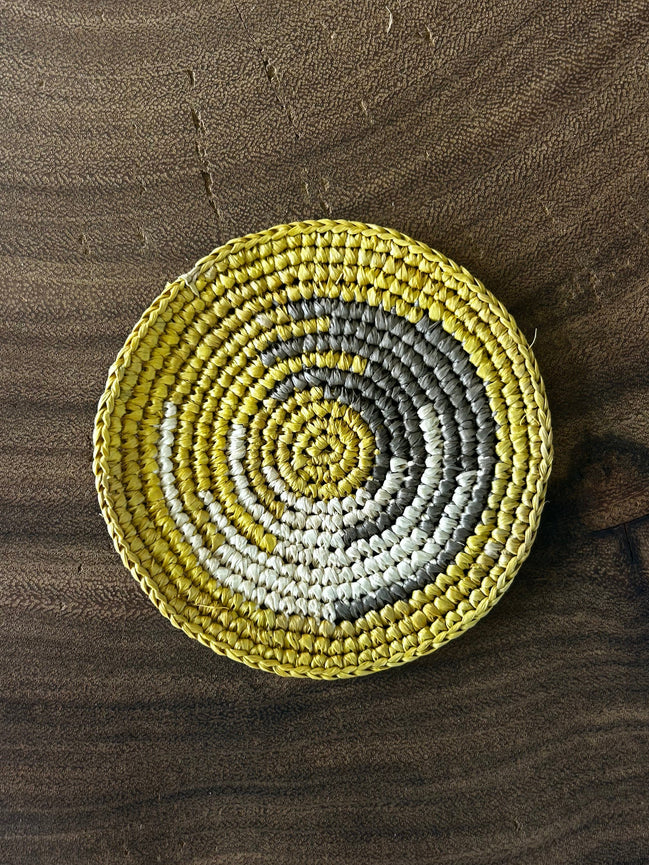 Vision raffia coaster
