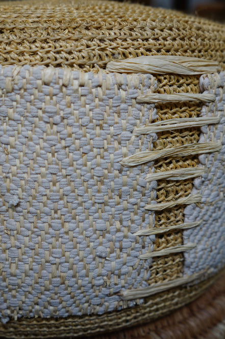 Agaete pouf en raphia