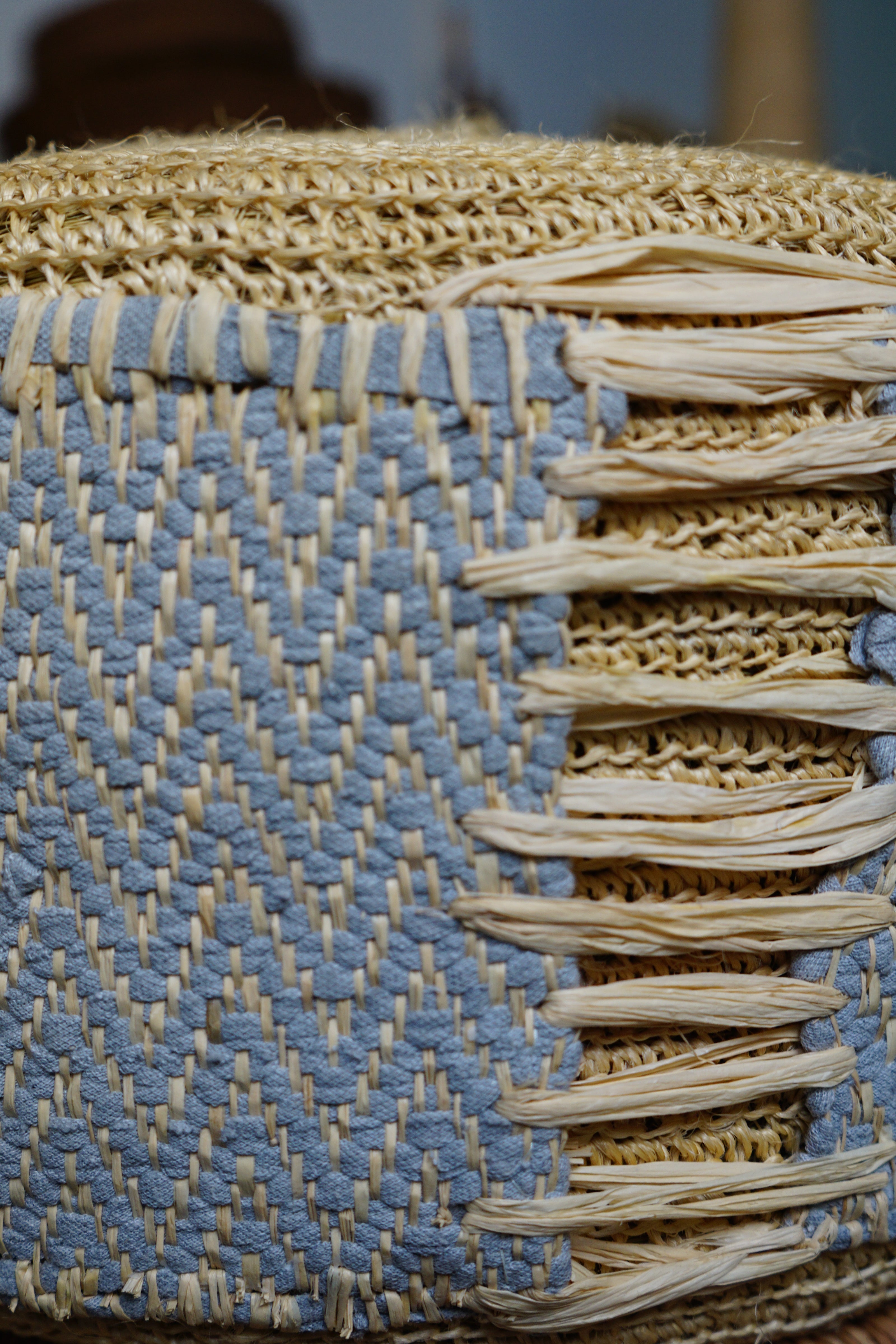Agaete pouf en raphia