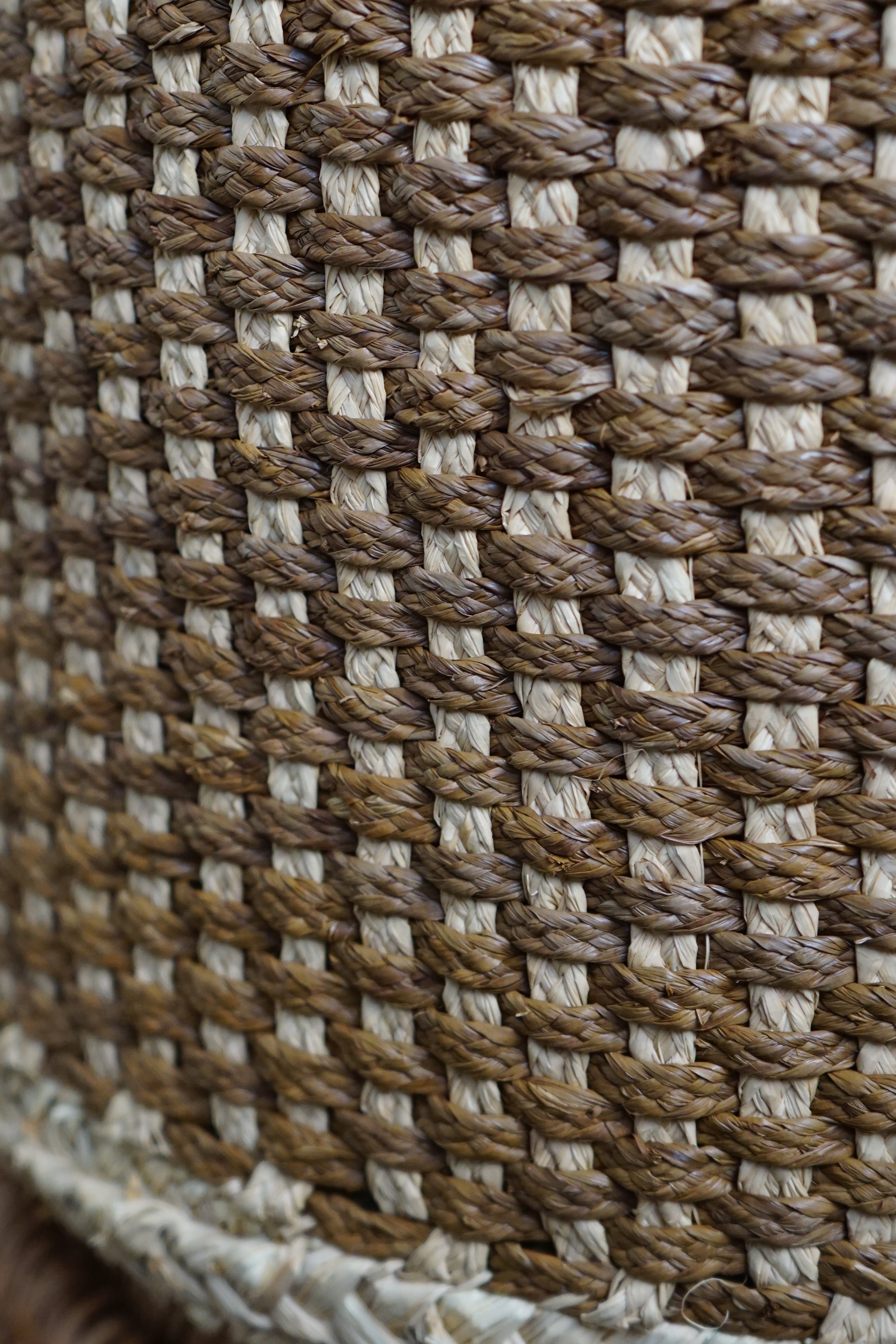 Firgas pouf en raphia