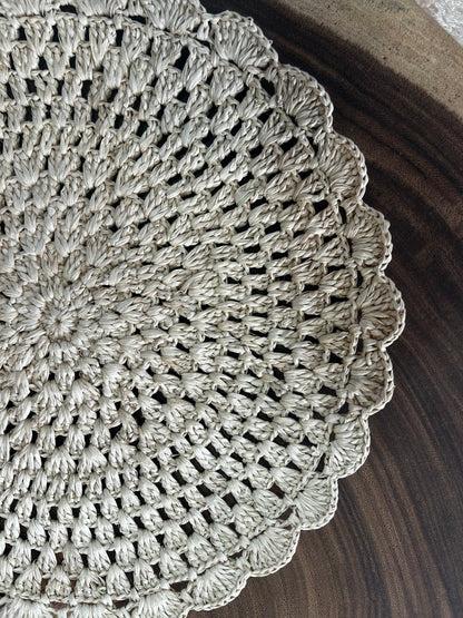 Calas set de table en raphia