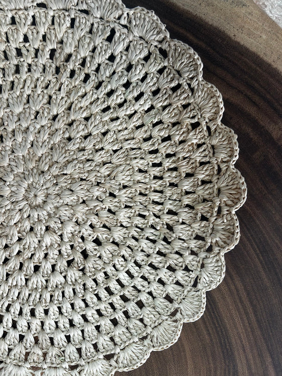 Calas set de table en raphia