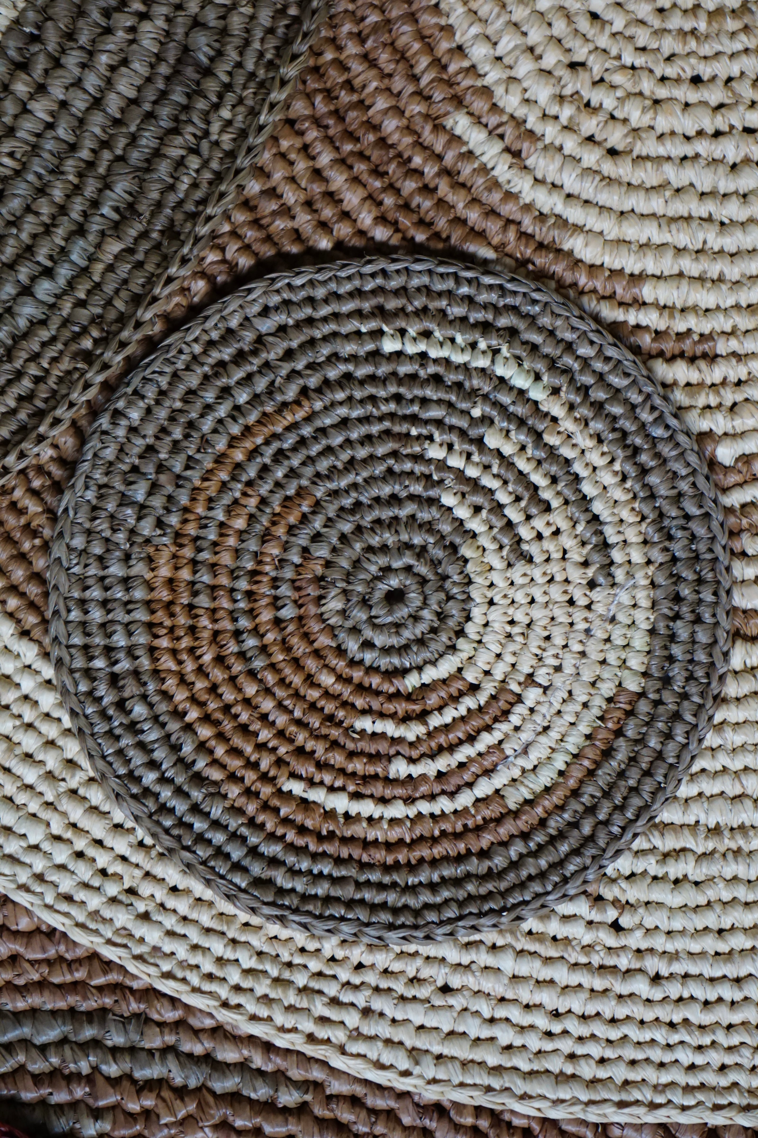 Vision raffia coaster