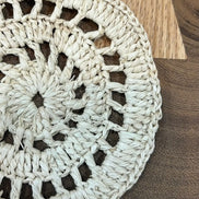 Verra posavasos de rafia